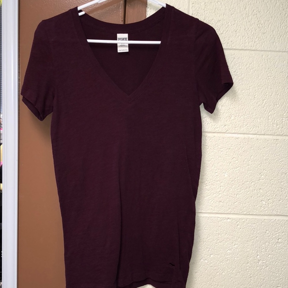 Pink v neck